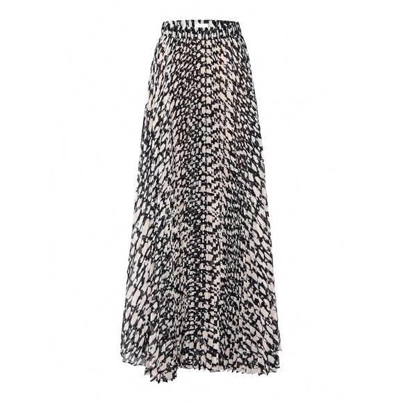 NEW MISA LOS ANGELES ilona skirt in abstract geo chiffon - Picture 4 of 4